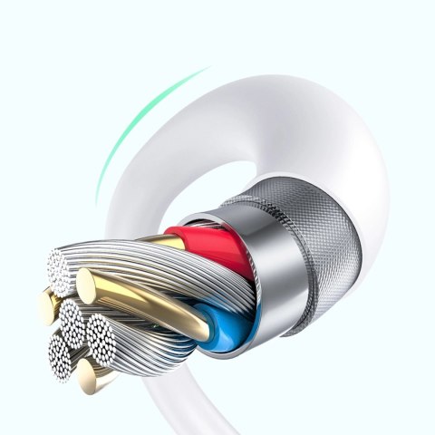 Wozinsky ładowarka GaN 65W z portami USB 2xUSB-C z kabelm C-C 65W - biała