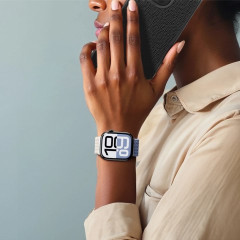 Zestaw 2 pasków AMAZINGTHING Blend Band do Apple Watch 45 / 46 / 49 mm - gwiezdny błękit / gwiezdny