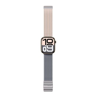 Zestaw 2 pasków AMAZINGTHING Blend Band do Apple Watch 45 / 46 / 49 mm - różowo-szary / różowy