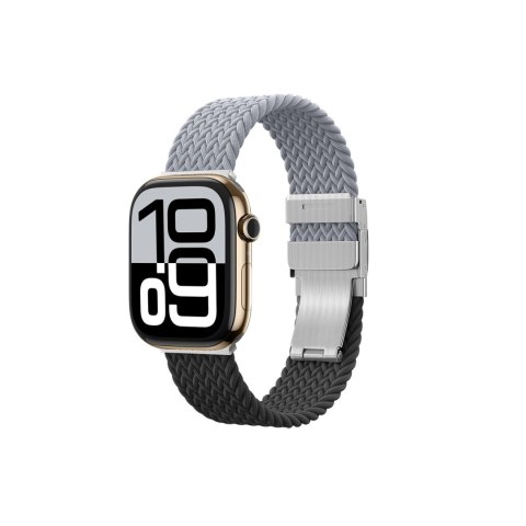 Zestaw 2 pasków AMAZINGTHING Blend Band do Apple Watch 45 / 46 / 49 mm - szaro-czarny / szary