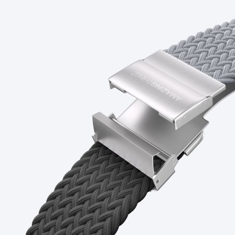 Zestaw 2 pasków AMAZINGTHING Blend Band do Apple Watch 45 / 46 / 49 mm - szaro-czarny / szary