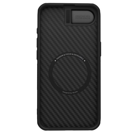 Etui Nillkin CarboProp Magnetic z osłoną na aparat i podstawką na iPhone 16e - czarne