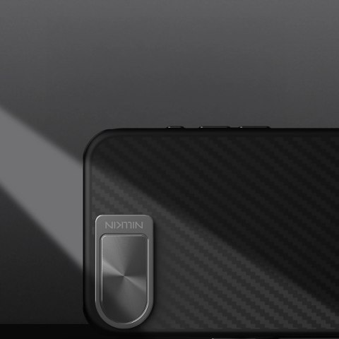 Etui Nillkin CarboProp Magnetic z osłoną na aparat i podstawką na iPhone 16e - czarne
