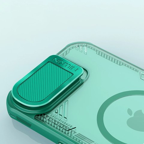 Etui Nillkin Iceblade Prop Magnetic z osłoną na aparat i podstawką na iPhone 16e - zielone