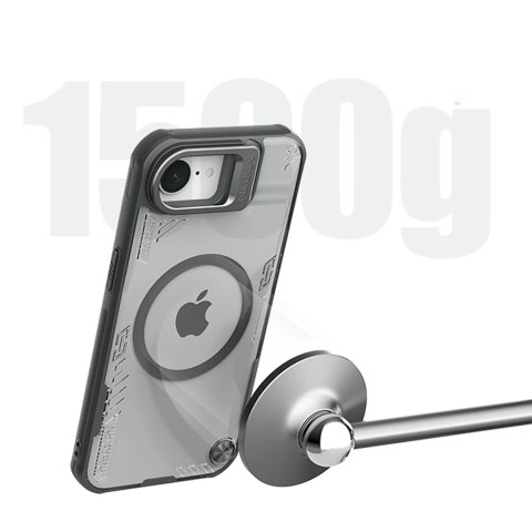 Etui Nillkin Iceblade Prop Magnetic z podstawką na iPhone 16e - czarne