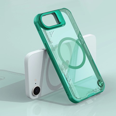 Etui Nillkin Iceblade Prop Magnetic z podstawką na iPhone 16e - zielone