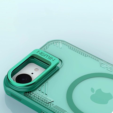Etui Nillkin Iceblade Prop Magnetic z podstawką na iPhone 16e - zielone