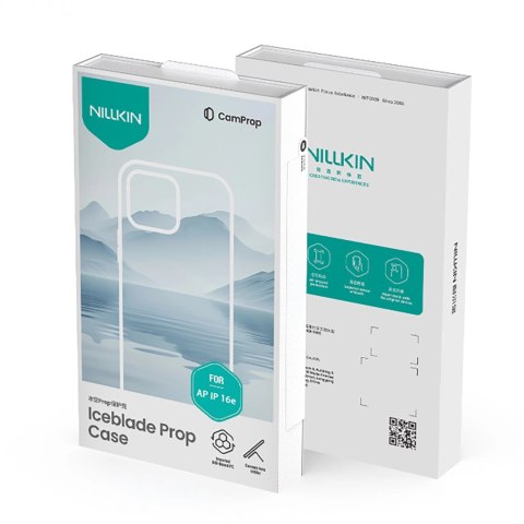 Etui Nillkin Iceblade Prop z osłoną obiektywu i podstawką na iPhone 16e - zielone