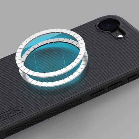 Etui Nillkin Super Frosted Shield Pro Magnetic na iPhone 16e - czarne