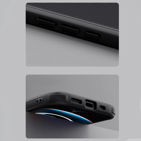 Etui Nillkin Super Frosted Shield Pro Magnetic na iPhone 16e - czarne