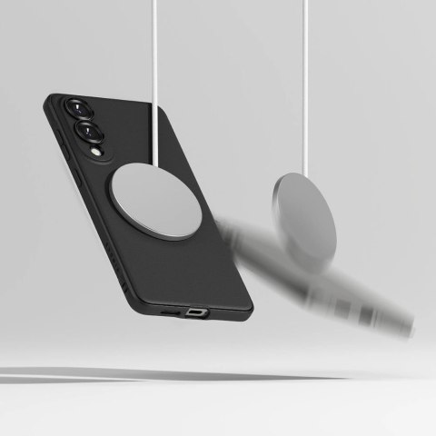 Etui Ringke Onyx Magnetic Magsafe na Samsung Galaxy S25 Edge - czarne