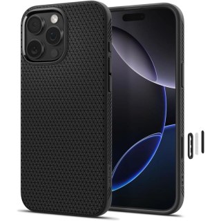 Etui Spigen Liquid Air "T" MagSafe na iPhone 16 Pro Max - czarny mat