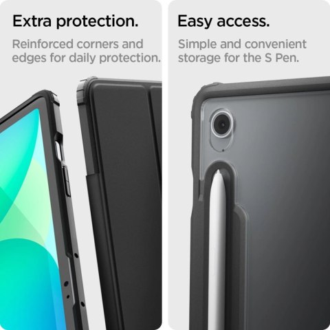 Etui Spigen Ultra Hybrid "Pro" na Samsung Galaxy Tab S10 FE+ 13.1 X620 / X626B - czarne