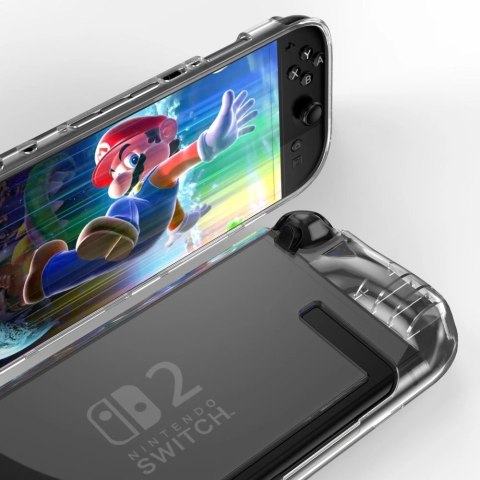 Etui Tech-Protect FlexAir na Nintendo Switch 2 - przezroczyste