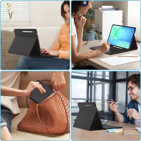 Etui Tech-Protect SC Pen + Keyboard na Samsung Galaxy Tab S10 FE+ 13.1 X620 / X626B - czarne