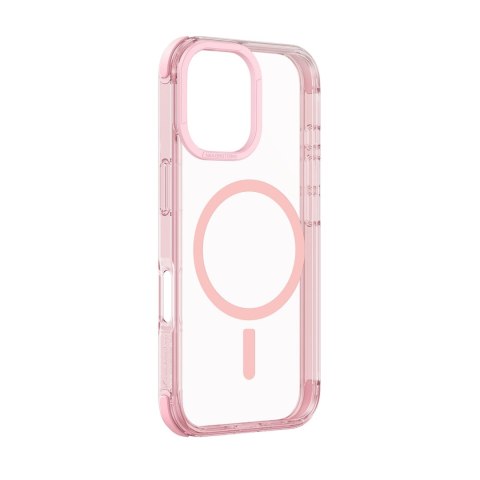 Etui silikonowe AMAZINGTHING Omni Mag Case do iPhone 16 Plus - ciemnoróżowe