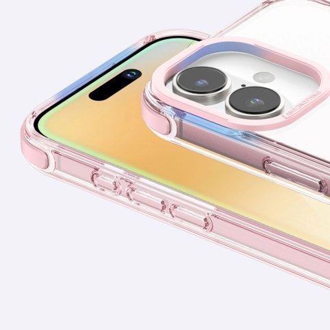 Etui silikonowe AMAZINGTHING Omni Mag Case do iPhone 16 Plus - ciemnoróżowe
