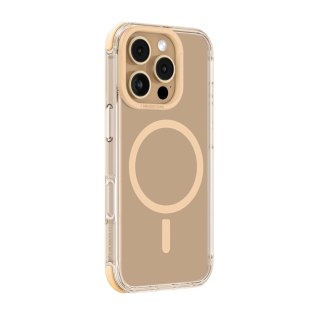 Etui silikonowe AMAZINGTHING Omni Mag Case do iPhone 16 Pro Max - różowe złoto