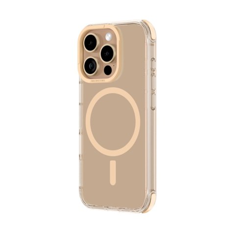Etui silikonowe AMAZINGTHING Omni Mag Case do iPhone 16 Pro Max - różowe złoto