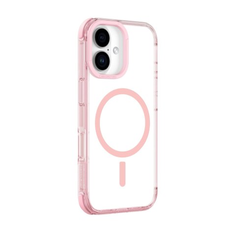 Etui silikonowe AMAZINGTHING Omni Mag Case do iPhone 16 - ciemnoróżowe