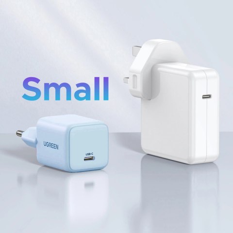 Ładowarka sieciowa Ugreen X512 20W GaN 1x USB-C - niebieska