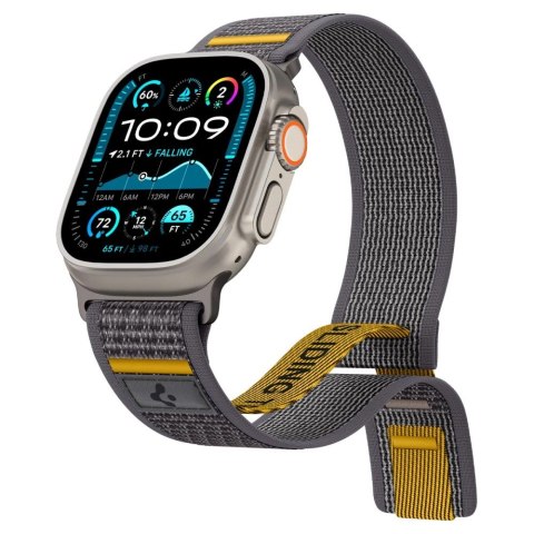 Pasek Spigen Athlex Air na Apple Watch 44 / 45 / 46 / 49 mm - szary