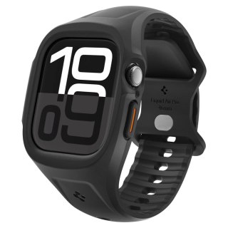 Pasek Spigen Liquid Air Pro na Apple Watch 46 mm - czarny mat