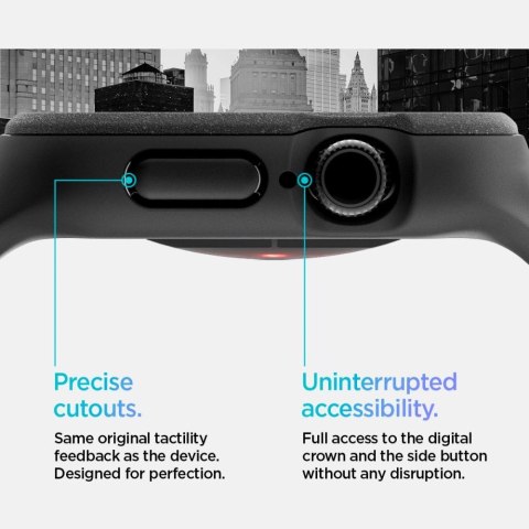 Pasek Spigen Vault Pro na Apple Watch 42 mm - czarny mat