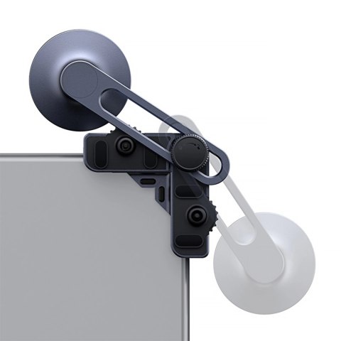 Uchwyt magnetyczny Baseus MaxView montowany na wyświetlaczu samochodowym - szary