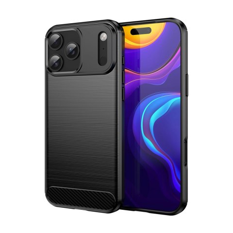 Etui Carbon Case na iPhone 17 Pro - czarne