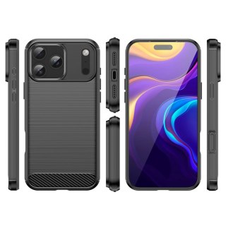 Etui Carbon Case na iPhone 17 Pro - czarne