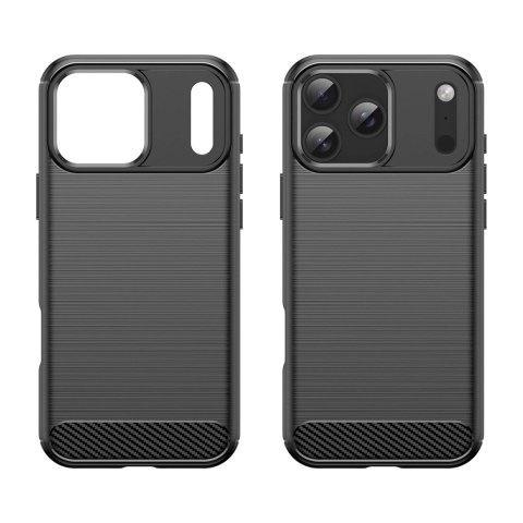 Etui Carbon Case na iPhone 17 Pro - czarne