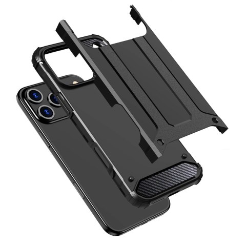 Etui Hybrid Armor na iPhone 17 Pro Max pancerne - czarne