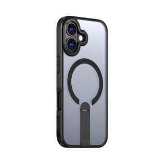 Etui Hybrid Armor X na iPhone 17 z podstawką kompatybilne z MagSafe - czarne