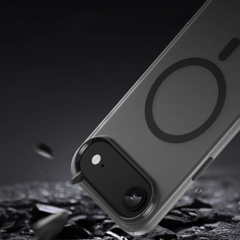 Etui Magnetic Abrasive na iPhone 17 Air kompatybilne z MagSafe - matowe czarne