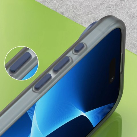 Etui Magnetic Abrasive na iPhone 17 Air kompatybilne z MagSafe - matowe niebieskie