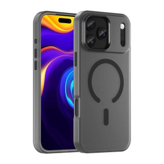 Etui Magnetic Abrasive na iPhone 17 Pro Max kompatybilne z MagSafe - matowe czarne