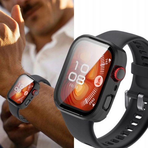 Etui Tech-Protect Defense na Huawei Watch Fit 4 Pro - przezroczyste