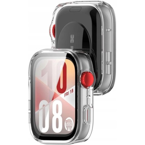 Etui Tech-Protect Defense na Huawei Watch Fit 4 - przezroczyste