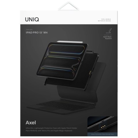 Etui UNIQ Axel do iPad Air 13" 2024 / 2025 / iPad Pro 13" 2024 - czarne