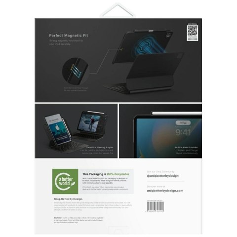 Etui UNIQ Axel do iPad Air 13" 2024 / 2025 / iPad Pro 13" 2024 - czarne