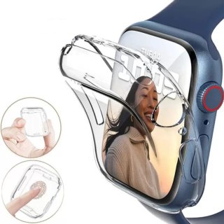 Etui Ultra Clear Watch Case na Apple Watch 45 mm (Series 7/8/9) - przezroczyste