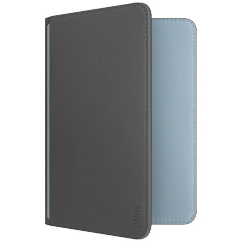 Etui na paszport UNIQ Belmont z Apple Find My blokada RFID szaro niebieski