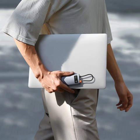 Hub USB-C Baseus Metal Gleam 7w1 HDMI 4K 60Hz / 3x USB 3.0 / USB-C PD / SD / microSD - szary