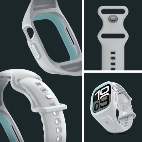 Pasek Spigen Liquid Air Pro na Apple Watch 10 46 mm - szary