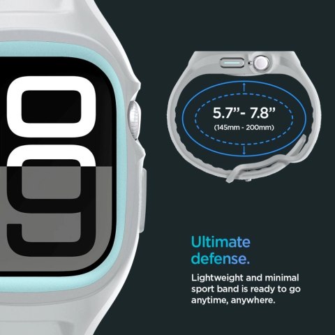 Pasek Spigen Liquid Air Pro na Apple Watch 10 46 mm - szary