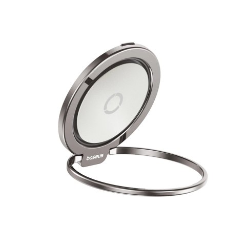 Ring magnetyczny Baseus MagPro II z funkcją podstawki - tytanowy