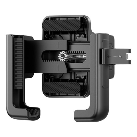 Uchwyt motocyklowy na telefon Baseus GoTrip do lusterka, z amortyzacją - czarny