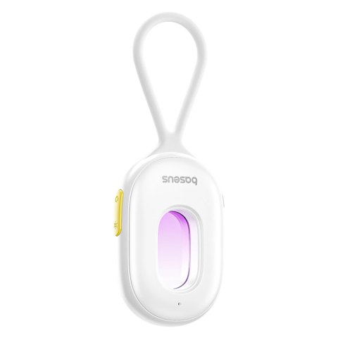 Wykrywacz ukrytych kamer Baseus Heyo Series II z alarmem i mini latarką + kabel Baseus Simple USB-A - USB-C - biały