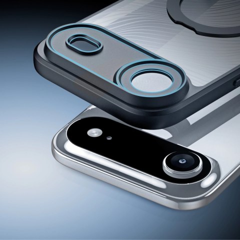 Etui Dux Ducis Aimo Mag z pierścieniem magnetycznym i podstawką na iPhone 17 Air - czarne